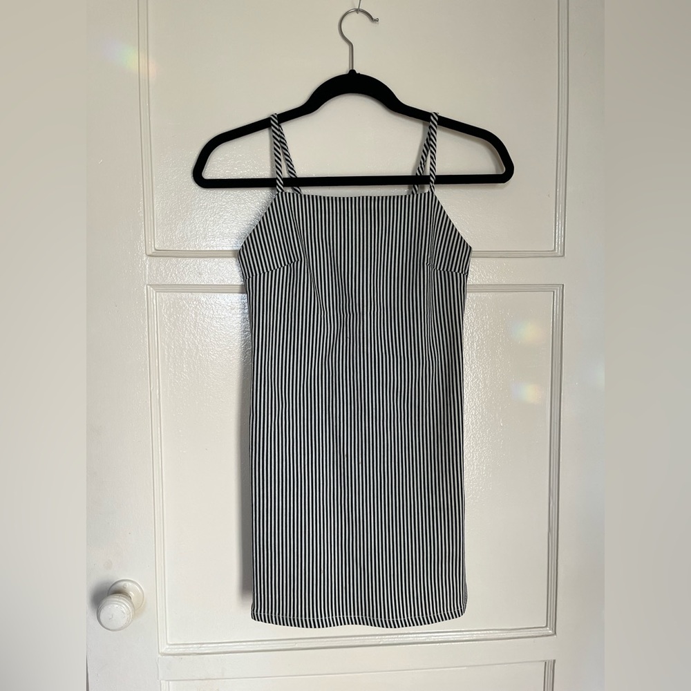 90s bodycon pinstripe dress petite xs purrr melrose